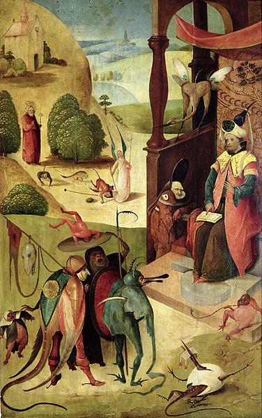 Heronymus Bosch Saint James and the magician Hermogenes Norge oil painting art